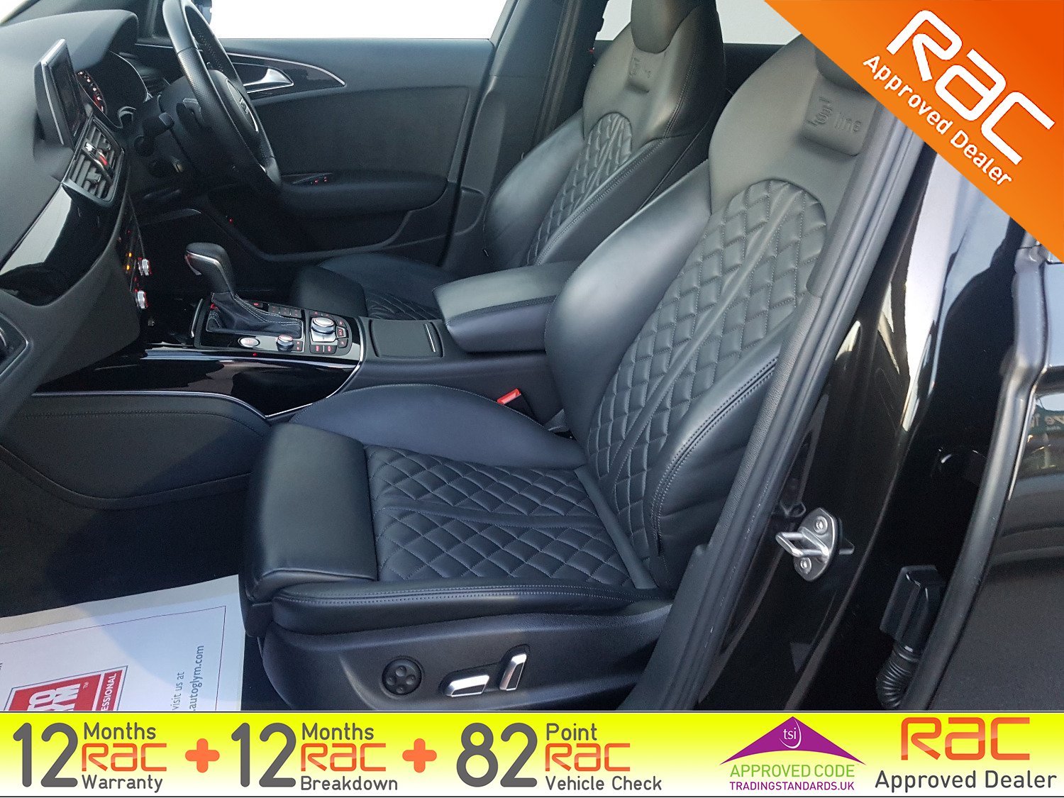 Used AUDI A6 2015 Black in Bradford West Yorkshire Blackstone Prestige